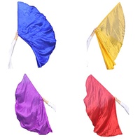 Drapeaux de soie Louange Drapeaux de danse Culte Ailes d'ange Drapeaux Performance Wear