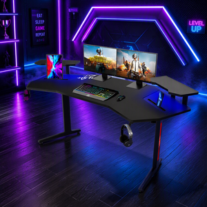 <span class=keywords><strong>Escritorio</strong></span> Gaming RGB Grande <span class=keywords><strong>de</strong></span> 180 cm, <span class=keywords><strong>Escritorio</strong></span> <span class=keywords><strong>de</strong></span> <span class=keywords><strong>Esquina</strong></span> para Juegos <span class=keywords><strong>de</strong></span> Computadora, Fabricante <span class=keywords><strong>de</strong></span> Mesas Gaming para E-sports, <span class=keywords><strong>Escritorio</strong></span> <span class=keywords><strong>Gamer</strong></span> Negro para PC con LED - Product Image 2