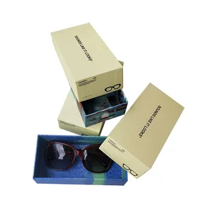 Étui en papier d'emballage de luxe pour lunettes à impression personnalisée boîtes d'emballage de lunettes de soleil vides en carton carton pour emballage de lunettes