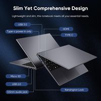 Laptop 2025 terbaru 15.6 "16GB RAM 256GB SSD, prosesor 12 N95 3.4GHz FHD Display kompatibel dengan Windows11 komputer Laptop