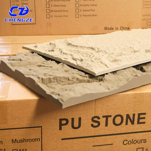 Đôi bên khuôn xi măng thành phần rỗng gạch <span class=keywords><strong>3D</strong></span> PU đá tường Bảng điều khiển - Product Image 2