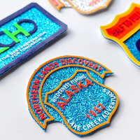 Vente en gros personnalisé patchs à paillettes pour vêtements patchs à paillettes pour la broderie de l'alphabet pour vêtements
