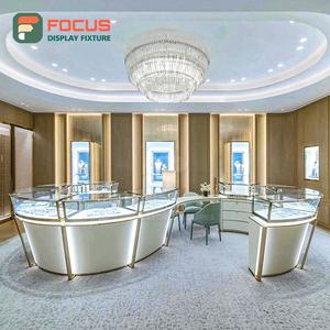 Vitrina de Joyería de Lujo con Tapa de Cristal, Mostrador de Joyería de Madera de Alta Gama, Diseños de Exhibición de Joyería con Iluminación LED Personalizada - Product Image 3