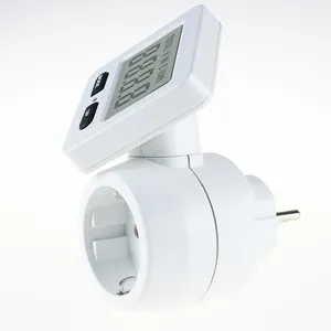Multi-Function Power Meter Socket With Digital Lcd Display Watt Voltage Amps Meter