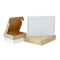 Logo personnalisé Emballage du produit Boîte en carton ondulé blanc de couleur originale Boîte en carton d'expédition en carton kraft