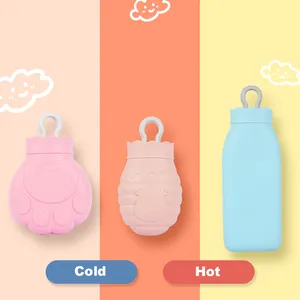 Borsa dell'acqua calda fredda del regalo promozionale personalizzato della borsa della bottiglia calda del silicone di colore poco costoso