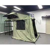 Tente de toit souple à grand espace, fabrication chinoise SNDN, vente en gros, installation rapide, imperméable, avec auvent assorti