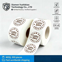 Étiquettes personnalisées YSB en feuille d'or, autocollantes, anti-contrefaçon, résistantes à la chaleur, avec code-barres pour cosmétiques et café
