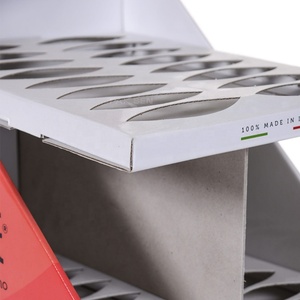 Two Shelf Paper <b>Counter</b> Top Display Socks Retail Corrugated Cardboard <b>Counter</b> Display for Silk Stocking - Product Image 6