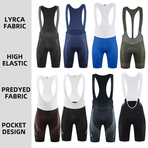 カスタムサイクリングジャージーキット完全昇華ポリエステル自転車サイクリングシャツポケットジェルスポンジパッドビブショーツセット - Product Image 3