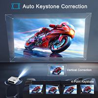 YDH-A10 1280*720P le dernier modèle H713 Projecteur 4K 600lm 2.4G/5G Wifi Correction automatique de la distorsion trapézoïdale 30-200 pouces Android 11