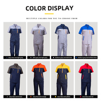 Vêtements de travail d'été pour réparateurs de voitures Vêtements de travail à manches courtes Uniformes d'atelier personnalisés