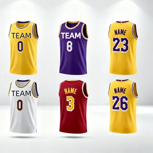 Heiße Verkäufe USA Hohe Qualität Genähte Basketball Jersey Mann Jersey T-Shirt S-3XL Lager Schnelle Lieferung Mit Zahlen Großhandel - Product Image 1