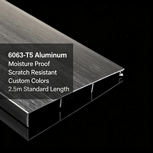 Madera y <span class=keywords><strong>PVC</strong></span>, elige zócalo metálico impermeable - Product Image 1