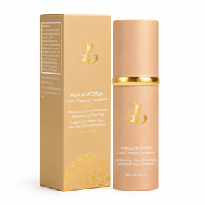 Fondotinta Liquido 4-<span class=keywords><strong>in</strong></span>-1 a Marchio Privato ad Alta Copertura, Idratante, Biomimetico, che Cambia Colore con la Temperatura, Anti-Età, con Protezione Solare per Carnagioni Scure - Product Image 3