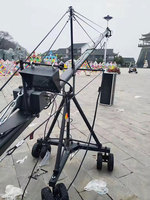 Jib vidéo professionnel en alliage d'aluminium étanche de 21 à 50 pieds pour caméras de cinéma et de vidéo