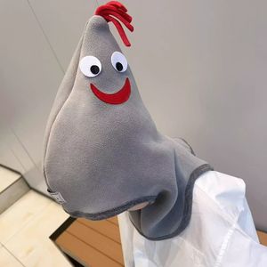 Cute Rooster Hat for Kids - <b>Knit</b> Cap with <b>Scarf</b> in One Autumn/Winter Warm Ear Protection Children Pullover Hat - Product Image 6