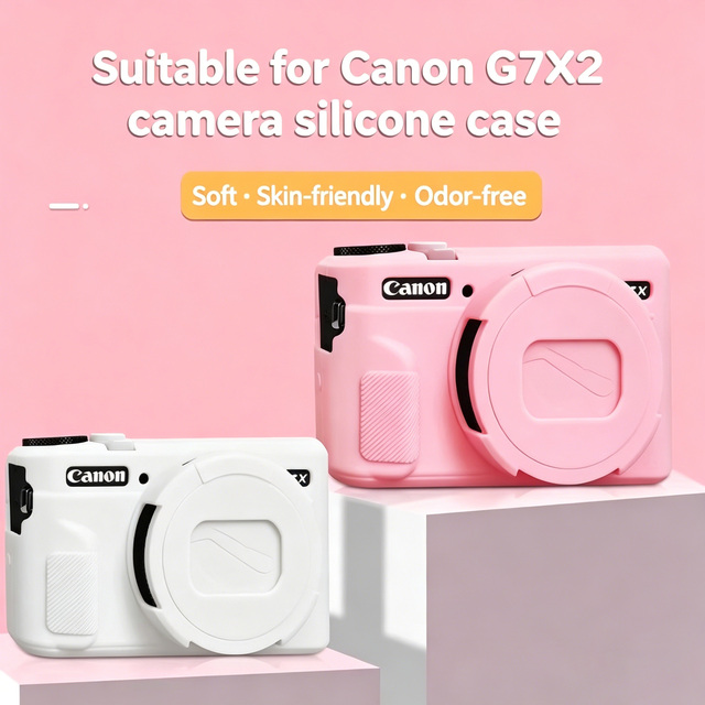 Hot-Selling High Quality Camera Protective Case Sleeve G7 X Mark II Silicone Moisture-Proof Digital Camera Cover 18cm*12cm*3cm