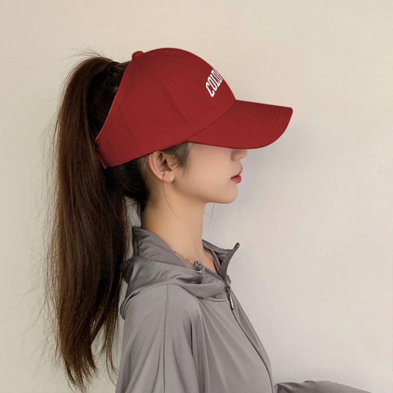 Empty Top Baseball Cap Women's Outdoor Running Sports Summer Duckbill Cap