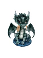 Nouveau design ensemble de 4 belles figurines de dragon en résine mini statues de dragon pour la décoration de la maison