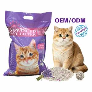 ทรายแมวเบนโทไนต์พรีเมียม OEM ODM ขายส่ง แบรนด์ส่วนตัว กลิ่นลาเวนเดอร์ จับตัวเป็นก้อนเร็ว ทรายแมวเนื้อดินเหนียวพิเศษ 10 ลิตร - Product Image 1