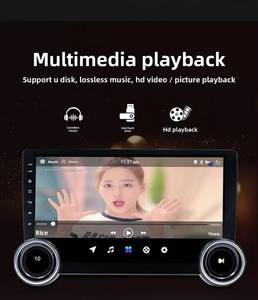 2GB+32GB 10inch Multimedia Player Dual Knob Display Screen GPS Radio BT CarPlay Android Car Audio - Product Image 4