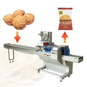Manufacturer Stick Biscuit Packing Machine Cookie Packaging Machine New China Sealing Machines Food Snack 380