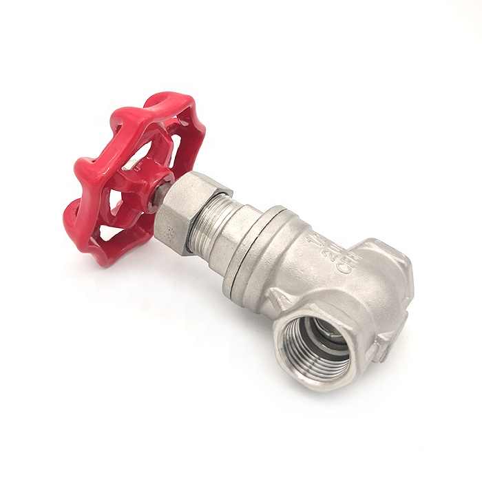 Manual Wheel Handle Stainless Steel 316l Female Thread Type 1/2 Inch Gate Valve PN16