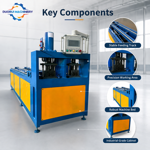 Machine <span class=keywords><strong>de</strong></span> poinçonnage automatique CNC à double station pour tubes métalliques (fer, aluminium, acier) ronds et carrés - Product Image 4