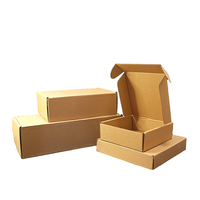 Emballage personnalisé et impression de logo verpackung carton paquet d'expédition carton d'emballage boîtes postales noires pour l'emballage