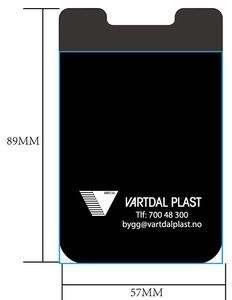 Logotipo personalizado Adhesivo de silicona del teléfono móvil de tarjeta titular - Product Image 2