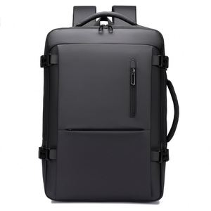 Simple High-End Men's Business Backpack with Large Capacity Waterproof Polyester Lining for Travel and Computer Storage - Product Image 6