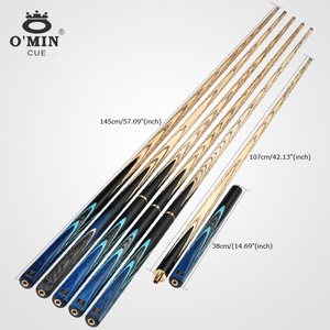 Mesa Paleta De <span class=keywords><strong>Billar</strong></span> 3/4 Conjunto y 1 pieza Snooker Cue Set con estuche/bolsa 57 pulgadas 18OZ American Standard 16 Balls Ash Wood Cue - Product Image 5