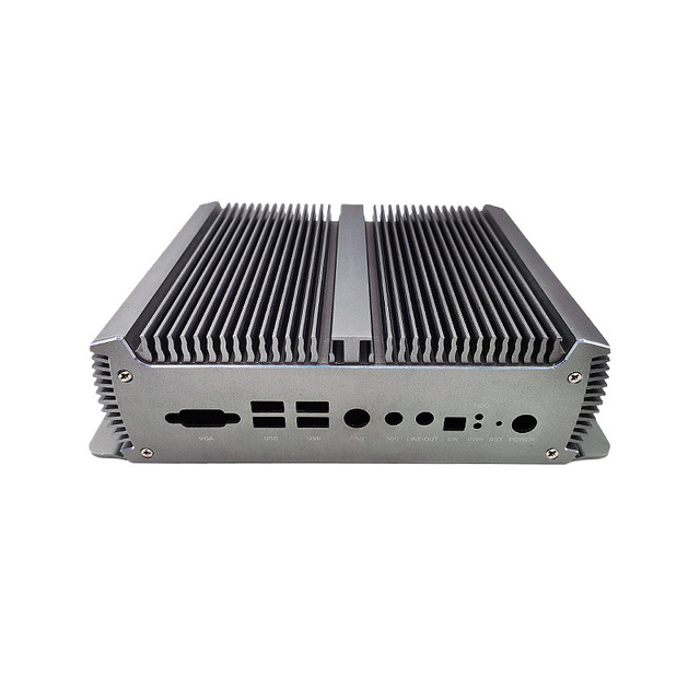 Aluminum Alloy Full Tower Mini-ITX Computer Case with Fan Industrial Control Embedded Portable Host Shell CNC Processing