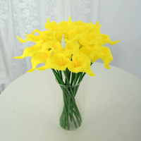 Moderne stijl, hoge kwaliteit, enkele Calla-lelie, multicolor, realistische kunstmatige tulp, populaire aanbieding voor afstuderen