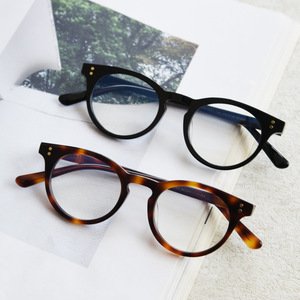 Gafas de Miopía Redondas Retro Vintage 2025 Estilo Gregory Peck, Montura Óptica de Acetato, Gafas para Luz Azul, Oculos De Grau - Product Image 2