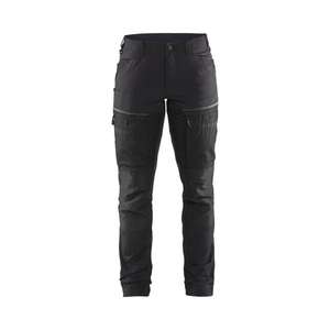 BLAKLADER - 716618459998C40 Women's Service <b>trousers</b> with <b>stretch</b> <b>Black</b>/Dark grey - EAN 7330509800386 WORK <b>TROUSERS</b> - Product Image 1