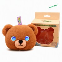 Robot Compagnon en Peluche Interactif avec Commande Vocale pour Enfants, Jouet d'Apprentissage et de Racontage d'Histoires, Robot de Service en Silicone