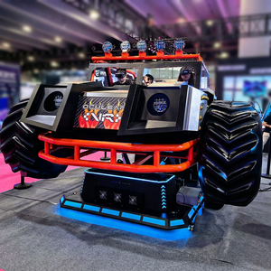 เครื่องจำลองการขับรถบินแบบออฟโรด 6 ที่นั่ง VR สำหรับการแข่งรถและยานอวกาศ  แบบจำลองพลาสติกเพื่อการศึกษาในร่ม - Product Image 1