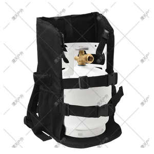 Cross Border Custom Logo Double Shoulder Gas Backpack 10 Pound Propane Tank Rack Portable Outdoor <b>Camping</b> <b>Stove</b> <b>Accessory</b> - Product Image 1