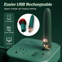 Diskreter Mini-Vibrator für Frauen in Make-up-Pinsel-Form – Tragbarer G-Punkt- und Klitoralvibrator für Erotikartikel