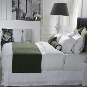 Высококачественный комплект простыней для спальни большого размера из 100% хлопка