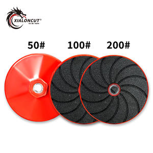 Disque de polissage et de débavurage intégré pour carreaux de céramique et pierre, meule abrasive pour meuleuse d'angle, pour le polissage et le meulage - Product Image 1