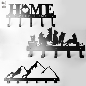 Chất lượng cao bán buôn nhôm kẽm áo quần áo móc tường Hooks cho treo - Product Image 5