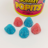 Wholesale Custom Mix Fruity Assorted Sugar Coated Sour Gummy Candy