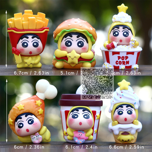 Figura de Niño Japonés Kawaii, Mascota de Comida Rápida, Juguete para Restaurante, Promoción de Comidas Infantiles, Premio en Cápsula Gashapon - Product Image 6