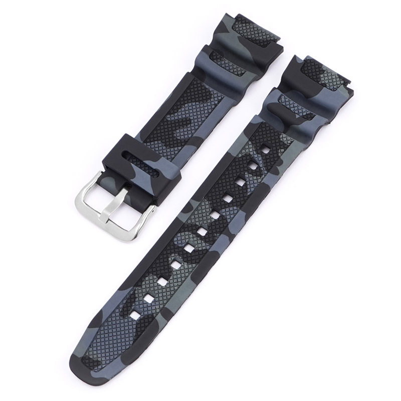 Black camouflage+silver buckle