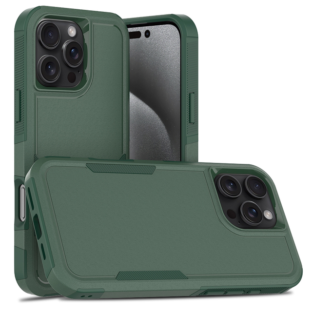 Durable Anti-Drop Two-in-One Protective Case for iPhone 16Pro Max 15Pro 14Plus 13 12 11 XS 7Plus 8Plus 6Plus Mobile Phone Cases