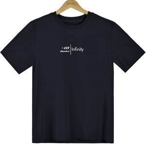 Sneldrogend Heren Ijs Zijde T-Shirt Met Korte Mouwen Op Maat Voor Sportkleding In De Zomer, Massief Patroon Gebreide Stof - Product Image 1