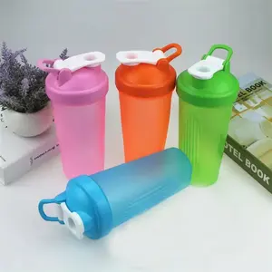 2023 FBA Hot Sale 600mBl Sport flasche Bpa Kostenlose Kunststoff Fitness Workout Gym Protein Blend Shaker Wasser flasche